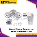 12MM x 12MM Union Elbow Connector Tube 12 MM x 12 MM Stainless Steel