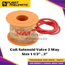 Coil Kumparan Solenoid Valve 2 Way Size 1 1/2" , 2"