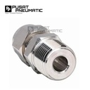 6MM x 1/4" Male Connector Tube OD 6 MM x 1/4 Inch NPT Stainless Steel
