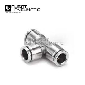 MPET 12 Fitting Tee Metal Slip Lock Selang 12mm x 12mm x 12mm