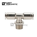 MPBT 12-01 Fitting Tee Metal Drat Bawah Slip Lock Selang 12mm Drat 1/8
