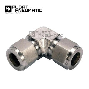 6MM x 6MM Union Elbow Connector Tube 6 MM x 6 MM Stainless Steel