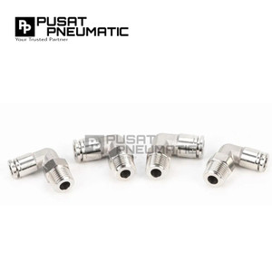 MPLT 12-01 Fitting Elbow Male Metal Slip Lock Selang 12mm Drat 1/8