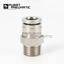 MPCT 12-01 Fitting Lurus Male Metal Slip Lock Selang 12mm Drat 1/8