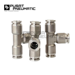 MPET 12 Fitting Tee Metal Slip Lock Selang 12mm x 12mm x 12mm