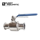 2 1/2" Ball Valve Sanitary Tri Clamp 2Pc Body Stainless 316 2 1/2 Inch