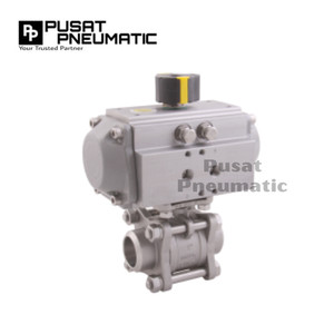 Motorized Electric Actuator On Off Ball Valve 3Pc Butt Weld 1 Inch