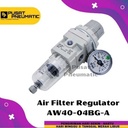 AW40-04BG-A Pneumatic Air Filter Regulator Drat 1/2 Inch SMC