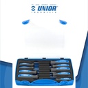 UNIOR Screwdriver set TBI in plastic box - 607PB9TBI