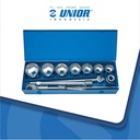 UNIOR Socket set 1" in metal box - Socket Set 1" Box Besi Tipe 199MB1 46 - 80/12