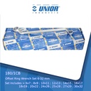 UNIOR Set of Offset Ring Wrenches in Carton Box - 180/1CB