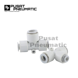 KQ2T 04-00 Fitting Tee Slip Lock Selang 4mm x 4mm x 4mm SMC