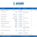 UNIOR Socket set 1/4" in metal box - 188B