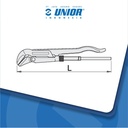 UNIOR Pipe wrench 45°, Swedish pattern -  Kunci Pipa Swedia Tipe 481/6