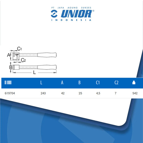 UNIOR Chain ring truing fork - 1667/2