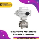 Motorized Electric Actuator On Off Ball Valve 3PC Body Size 2 1/2 Inch