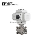 Motorized Electric Actuator On Off Ball Valve 3PC Body Size 2 1/2 Inch