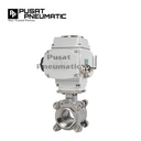 Motorized Electric Actuator On Off Ball Valve 3PC Body Size 2 1/2 Inch