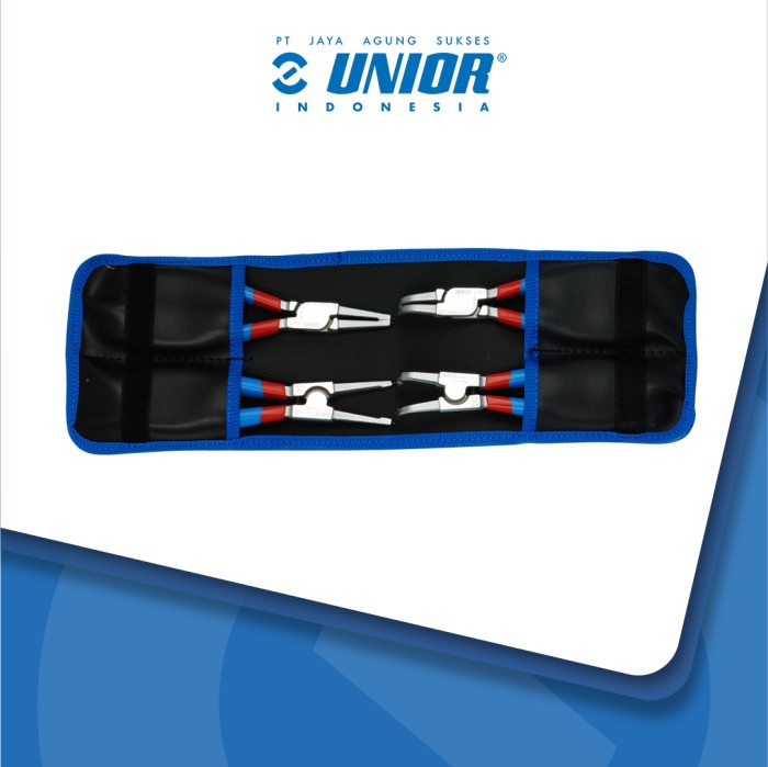 UNIOR Set of lock rings pliers PLUS in bag - 539PLUS/1DPCT