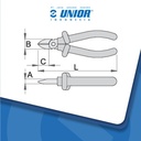 UNIOR Diagonal cutting nippers - 461/1VDEDP
