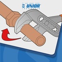 UNIOR Insulated water pump box joint pliers - 447/1VDEBI