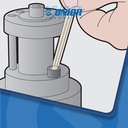 UNIOR Set of ball end hexagon wrenches in plastic box - 220/3SPB1