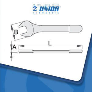 UNIOR Insulated open end wrench - Kunci Pas VDE - 110/2VDEDP