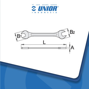 UNIOR Open end wrench set - Kunci Pas Set - 110/1MS
