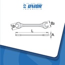 UNIOR Open end wrench set - Kunci Pas Set - 110/1MS