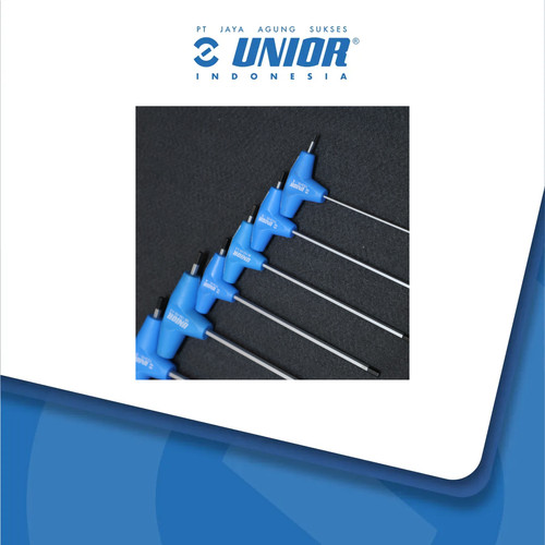 UNIOR Set of hexagonal head screwdrivers with T-handle - 193HXCBJAS