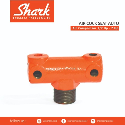 Air Cock Seat Auto kompresor Shark 1/2-2Hp