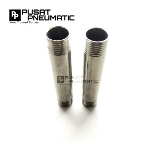 Pipa Nepel / Pipe nipple Stainless steel 304 1" 20 CM