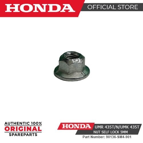 Honda UMR 435N/UMR 435T/UMK 435T Brush Cutter Nut Self Lock 5MM