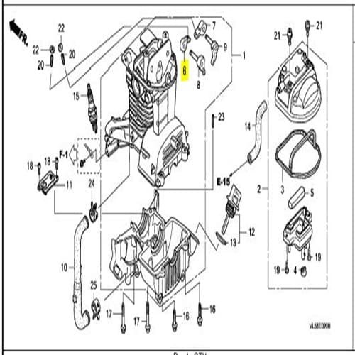 Honda UMR 435T/N Brush Cutter Arm In.Valve Rocker