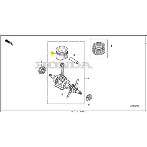 Honda UMR 435T/N Brush Cutter Piston