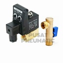 1/2" Electric Solenoid Valve Timer Auto Drain 16bar 230 vac Split Body