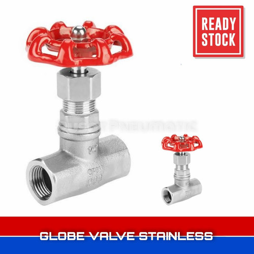 1" Globe Valve Drat Stainless Steel 316 1 inch