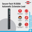 Stop Kontak Kabel Extension Terminal Listrik 8 Lubang Brennenstuhl Secure Tec 19.500A automatic extension lead with surge protection (anti petir) 8 socket anthracite 3m / Colokan Listrik Kabel Ekstensi 3 Meter - 1159490936