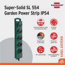 Stop Kontak Kabel Ekstensi Colokan Terminal Listrik 5 Lubang Brennenstuhl Super Solid SL554 5 Socket 5m IP54 Outdoor Waterproof dengan Tutup Pelindung Lubang Otomatis dan Switch -1159910215