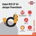 Stop Kontak Kabel Extension Terminal Listrik 4 Lubang Brennenstuhl RCD Cable 4 Socket IP54 Powerblock 10m / Colokan Listrik Kabel Ekstensi 10 Meter dengan Switch - 1168730010