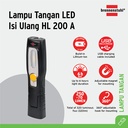 Brennenstuhl Lampu Senter Tangan LED Isi Ulang HL 200 A / Lampu Penerangan dengan Magnet + Gantungan - 1175430010