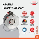Kabel Rol 4 Lubang Brennenstuhl Cable Reel Garant S 4 Export 50m / Colokan Listrik 4 Socket dengan Kabel Gulung 50 Meter - 1195066