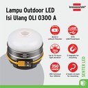 Lampu Senter Brennenstuhl OLI 0300A - Lampu Outdoor Camping LED Isi Ulang / Lampu Penerangan Camping - 1171540