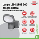 Lampu Sorot dengan Pendeteksi Infrared Brennenstuhl Battery LED Light LUFOS 200 with infrared motion detector / Lampu Penerangan