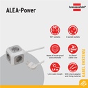 Stop Kontak Kabel Ekstensi Terminal Listrik 4 Lubang Brennenstuhl ALEA Power Socket Block 4 Soket 1.4m / Colokan Listrik dengan Kabel 1.4 Meter - 1150090