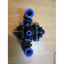 FITTING TEE REDUCE PNEUMATIC SELANG 12MM KIRI KANAN 8MM BAWAH