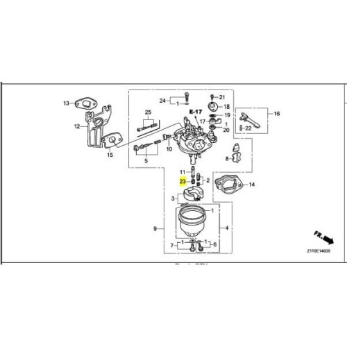 Honda GX 160/GX 200 Engine Jet Main #72