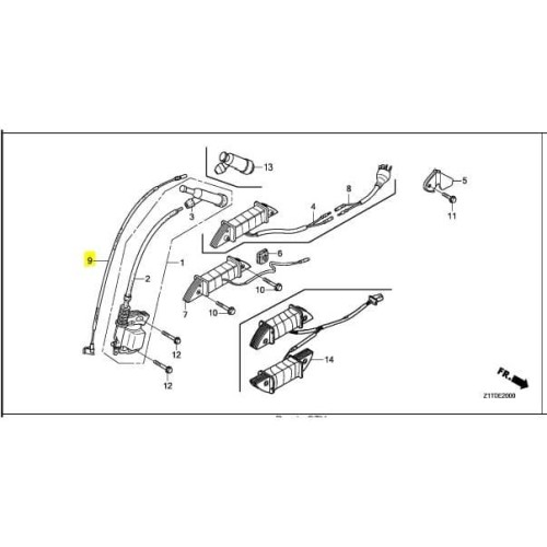 Honda GX 160/GX 200 Engine Cord Stop Switch