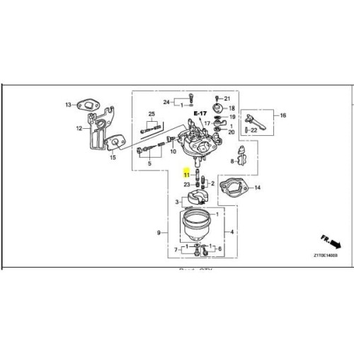 Honda GX 160 Engine Main Nozzle