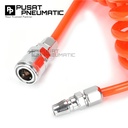 Selang Spiral Selang Recoil Hose Recoil Selang Angin Spiral Selang PU